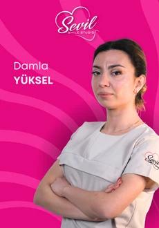 Portrait of Damla Yüksel, dental nurse at Sevil Smile Clinic