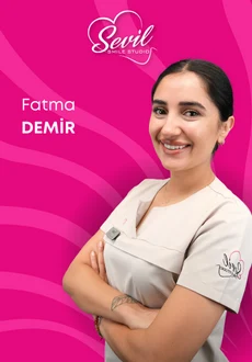 Portrait of Fatma Demir, dental nurse at Sevil Smile Clinic