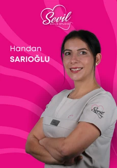 Portrait of Handan Sarıoğlu, dental nurse at Sevil Smile Clinic