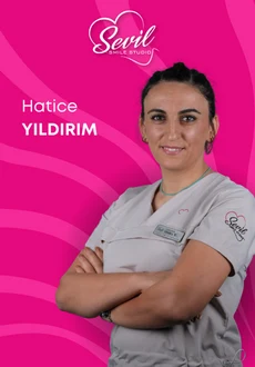 Portrait of Hatice Yıldırım, dental nurse at Sevil Smile Clinic