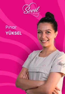Portrait of Pınar Yüksel, dental nurse at Sevil Smile Clinic