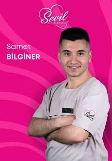 Portrait of Samet Bilginer, dental nurse at Sevil Smile Clinic