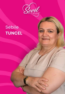 Portrait of Sebile Tuncel, dental nurse at Sevil Smile Clinic