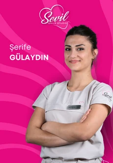 Portrait of Şerife Gülaydın, dental nurse at Sevil Smile Clinic